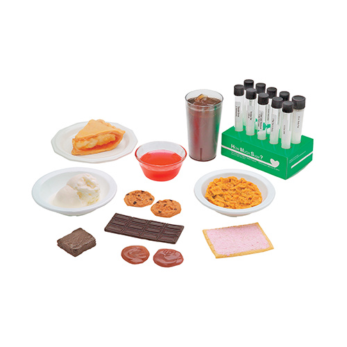 How Much Sugar? Food Replica Package and Test Tube Display