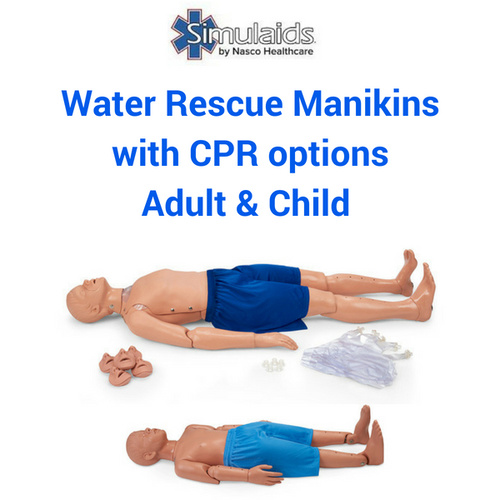 Water Rescue Manikin / CPR options - Adult/Child